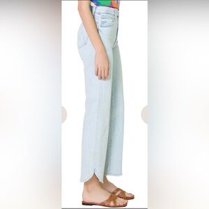 MOTHER Superior The Rambler Zip Matinee Ankle light denim Jeans NWT Size 27